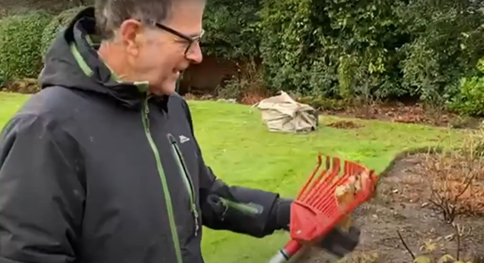 Ken with a Wolf Garten multi-change tool.