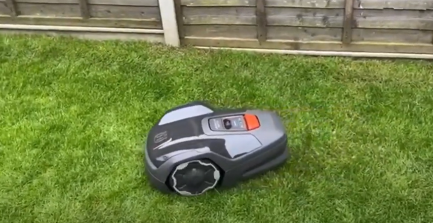 Installing a Husqvarna Automower Aspire R4 robotic mower for the backyard 