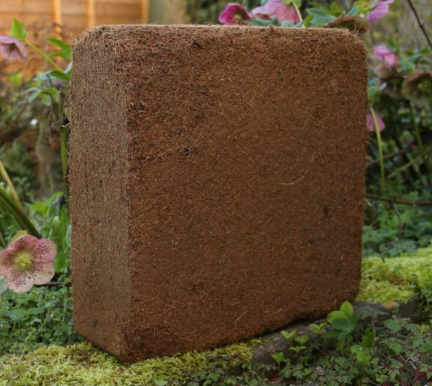 A block of coir.